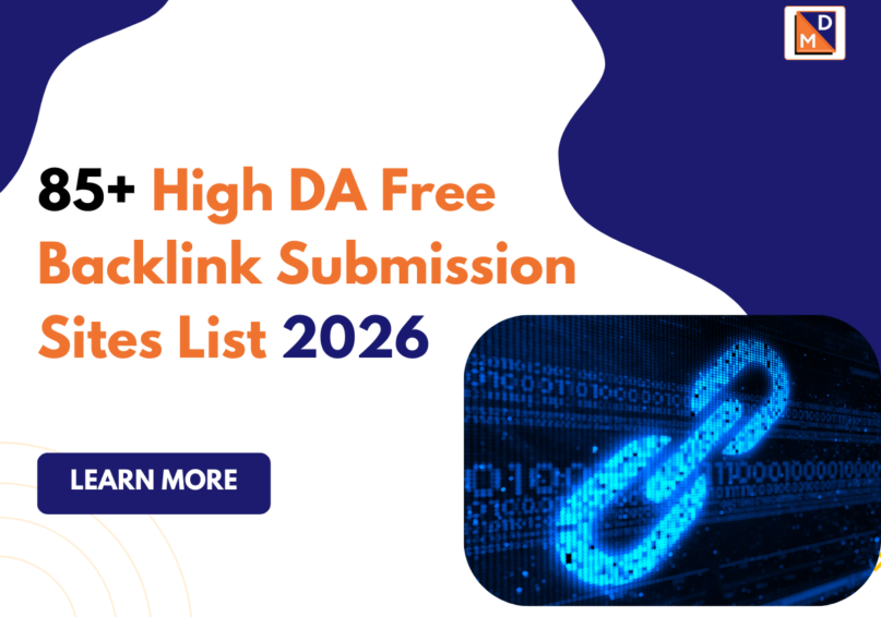 High DA Free Backlink Submission Sites