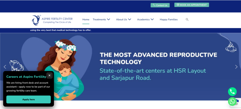 Aspire Website 1